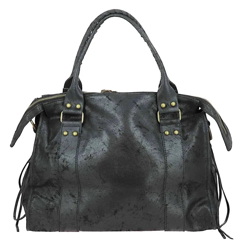 OmyBag® SAC EN CUIR Brossé Le Sac de cours idéal pour la rentrée Fabriquer en Italie