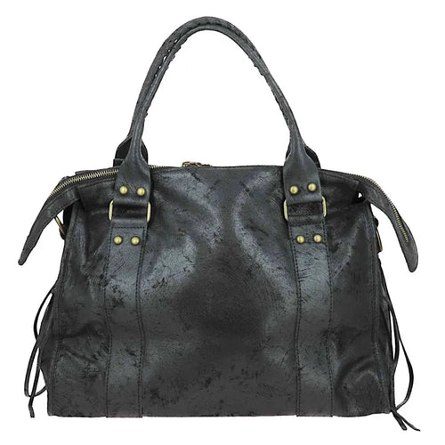 Sac en Cuir Brossé LuVMyBag® – Sac de Cours Étudiante Fabriqué en Italie