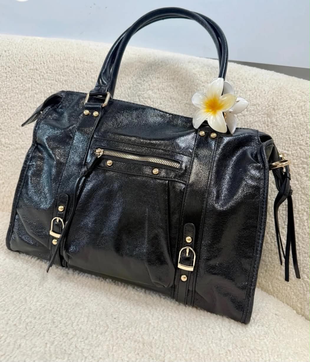 Sac Étudiante Mallorqua LUVMYBAG - synthétique solide avec compartiment ordinateur